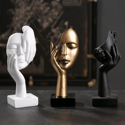 European Crafts Ornaments Simple Abstract Figure Sculpture Office Living Room Sculpture Art Decorations