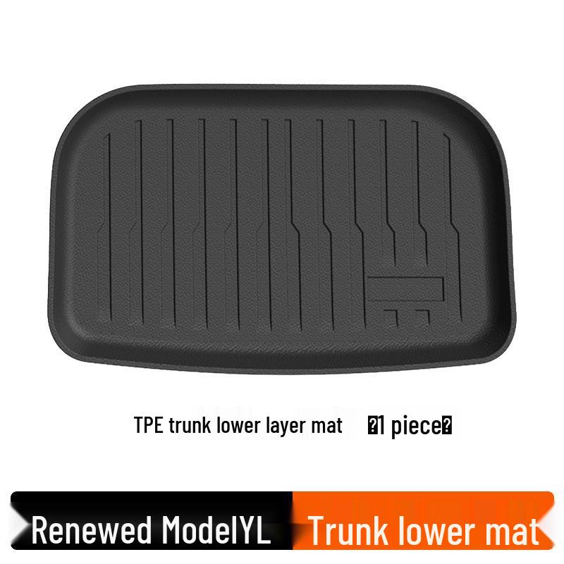 Tesla Model Y Floor Mats: TPE Anti-Slip Trunk Mats