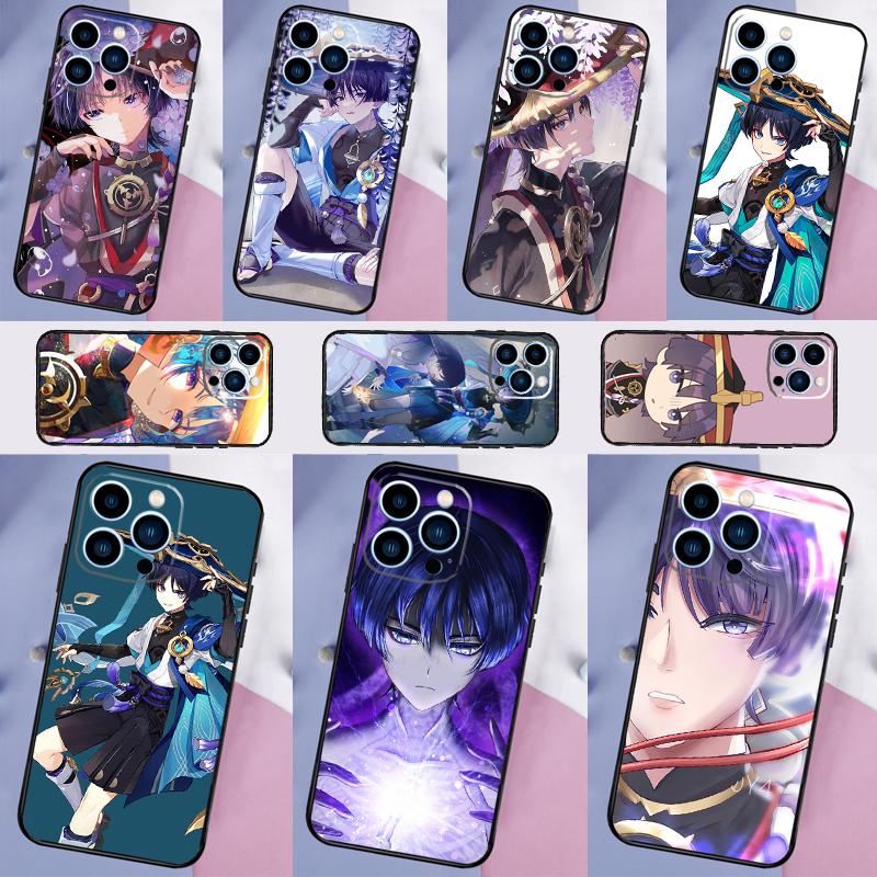 Genshin Impact Scaramouche Case For Huawei Nova 3i 7i 8i 11i 12i 9 10 SE Y73 Y90 Y70 Y72 Y61 Y91 P30 P40 Lite P60 Pro
