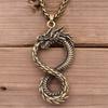 Ouroboros Dragon Necklace Greek Egyptian Symbol 124