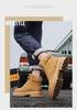 Men's Waterproof High-Top Leather Martin Boots, 2024 New Style Spring & Autumn Shoes for Men and Boys, Unisex Design.