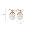 Mode Frauen Bowknot Stud Ohrring Stetement Schmuck Party Geschenk