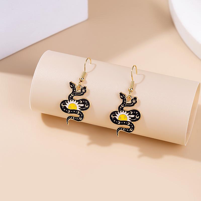 Fashion Cute Fox Koi Cat Rabbit Earrings for Women Girls Sweet Cartoon Enamel Painted Animal Earrings Jewelry Gift