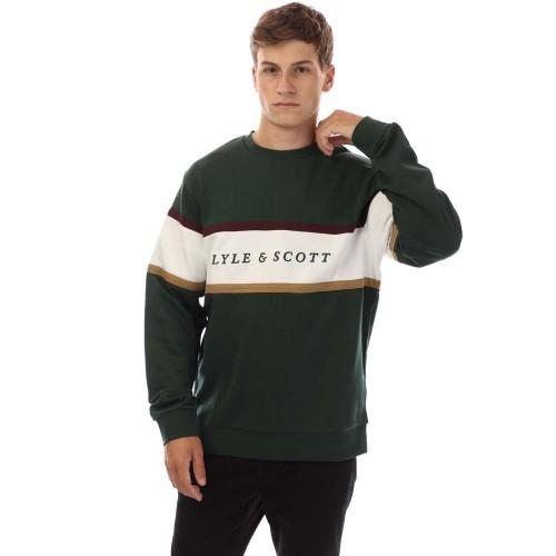 Lyle & Scott Mens Volley Stripe Sweatshirt