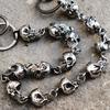 1pc 59cm Men Waist Key Chain Skull Head Metal Vintage Biker Chain Jewelry Jeans Hip Fashion Pan N9V2