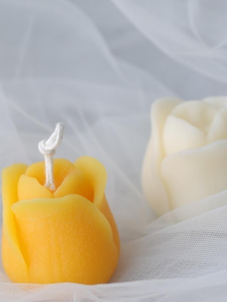 3D Tulpe Duftkerze Silikon Seife DIY Kuchen Dekorationsprodukte Herstellungsset