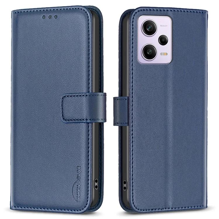 

Для Xiaomi Redmi Note 12 Pro 5G/12 Pro Speed ​​5G/Poco X5 Pro 5G кожаный чехол для телефона BF17 чехол-кошелек с подставкой