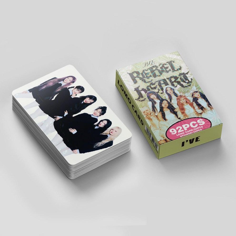 IVE Photocard IVE Idol Photocard Level Heart Album Goods 92 Sheets