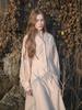 LENINA Lora Cotton Shirt Dress_Apricot Beige