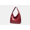 New large-capacity simple women's bag soft leather versatile niche commuter tote bag college student shoulder bag oblique bag