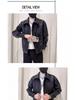 Melanoid Men's Trendy Heavyweight PU Leather Motorcycle Jacket 2025 - New Autumn Style