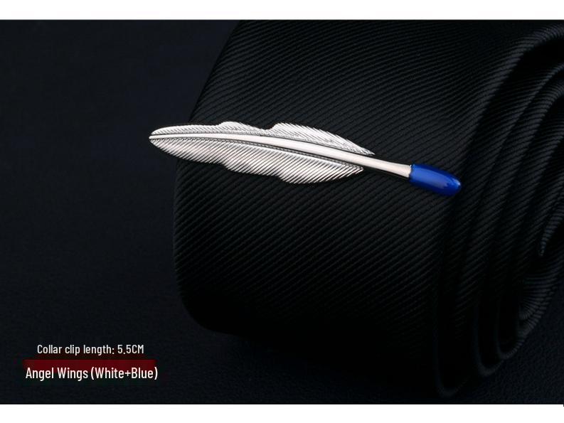 Męski srebrny klips do krawata: Elegancki dodatek biznesowy