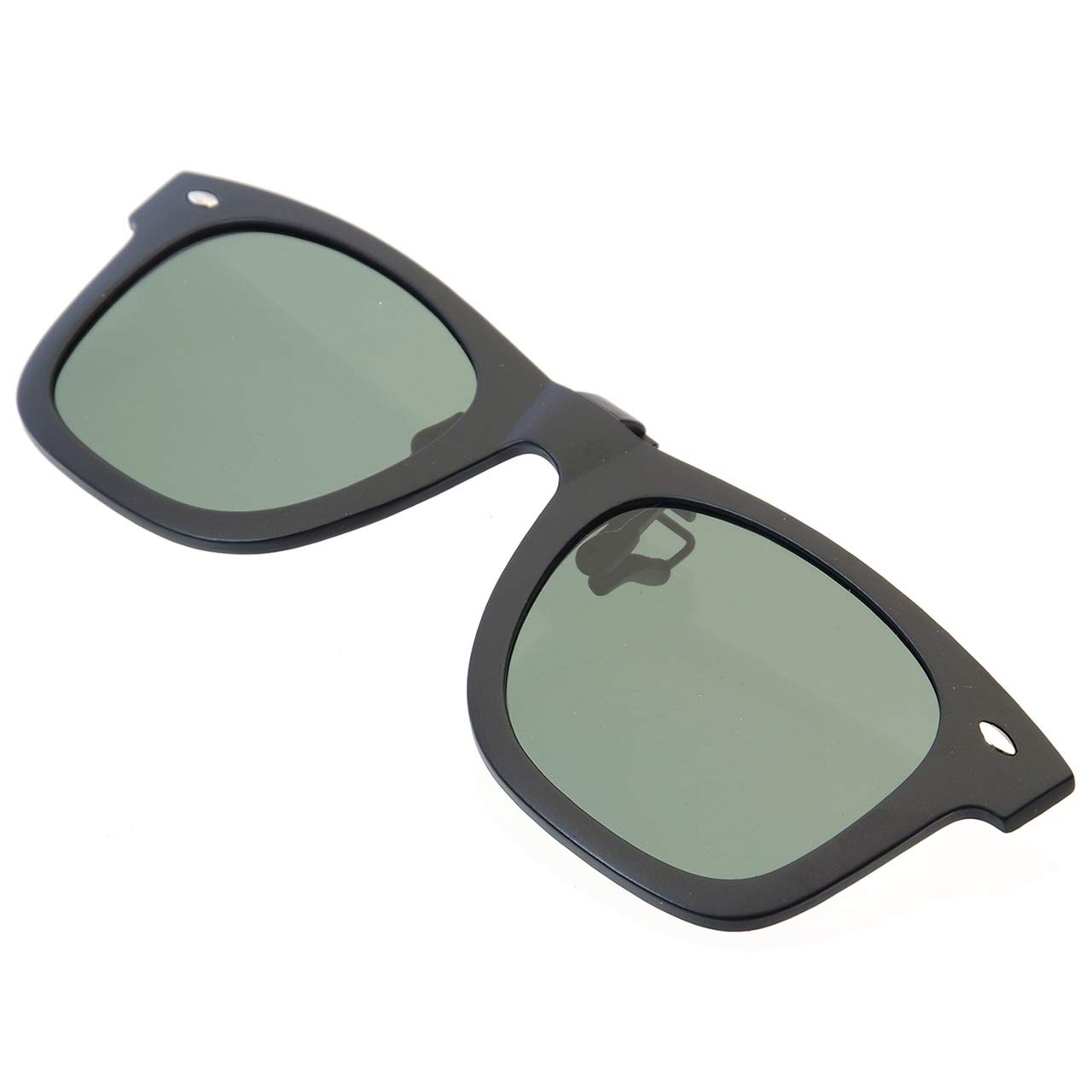 

GoodsLand Wellington UV Protection for Men and Ultra-Lightweight Clip-On Sunglasses, Polarized, Photochromic, Flip-Up, Style, 400, Women, GD-CLGL-GR зелёный