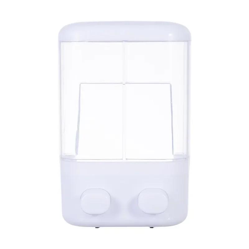 New Bathroom Wall Mounted Soap Dispenser Cleaning Box Capacity 500/1000ML Manual Press Shampoo Shower Gel Hand Sanitizer