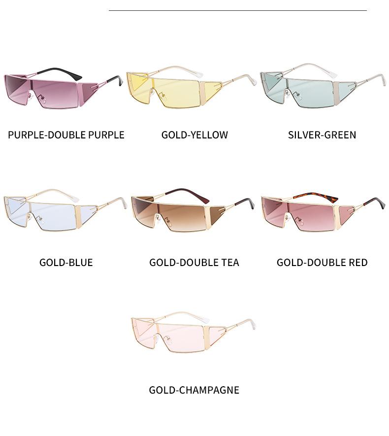 New Metal Fashion Future Technology Sense Sunglasses Sunglasses Trendy Fashion Glasses