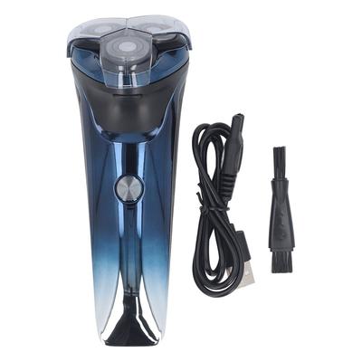 Electric Beard Trimmer for Men 3 Head 6200RPM USB Rechargeable Water Proof Low Noise Trimmer