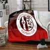 Kaisers-lautern Football Club Flannel Blanket, Soft Polyester, Modern Design, All-Season for Camping, Travel, Gifts for holidays or birthdays