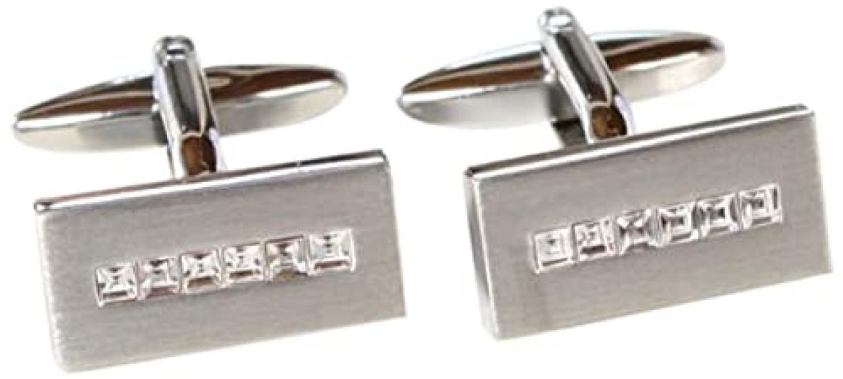 

Запонки Kamakura Cufflinks Studio Center Line Crystal Cufflinks ed131 (Запонки)