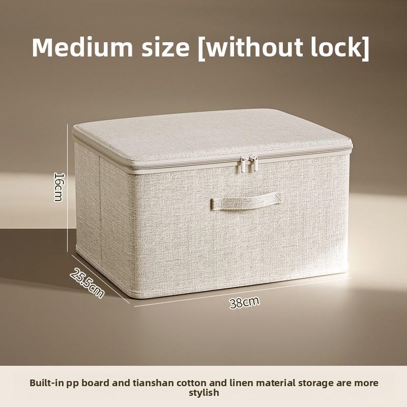 Clothing Storage Box For Bedroom Organizer Household Foldable Fabric Case