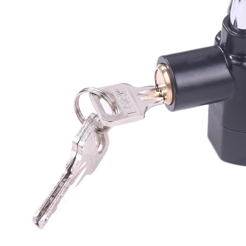 Alarm Lock Anti Theft Alarm Lock Black Anti Theft Security Padlock Waterproof Siren Alarm Lock For Motorcycle Door Windo