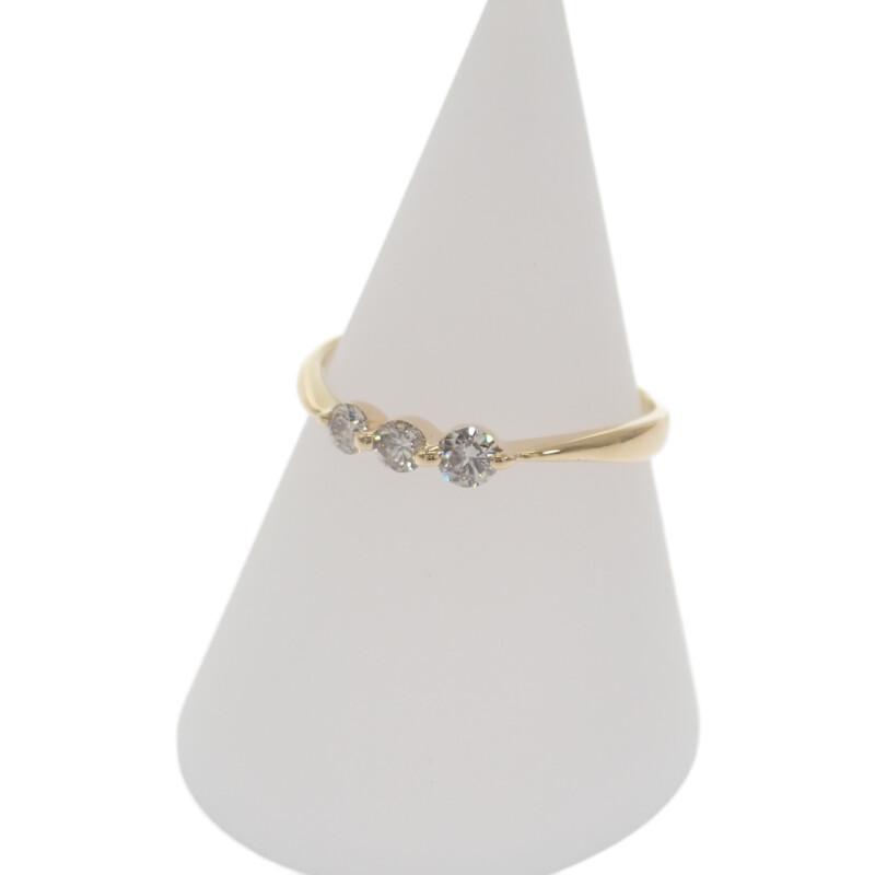 no brand  #10(JP Size) ring K18 yellow gold Women