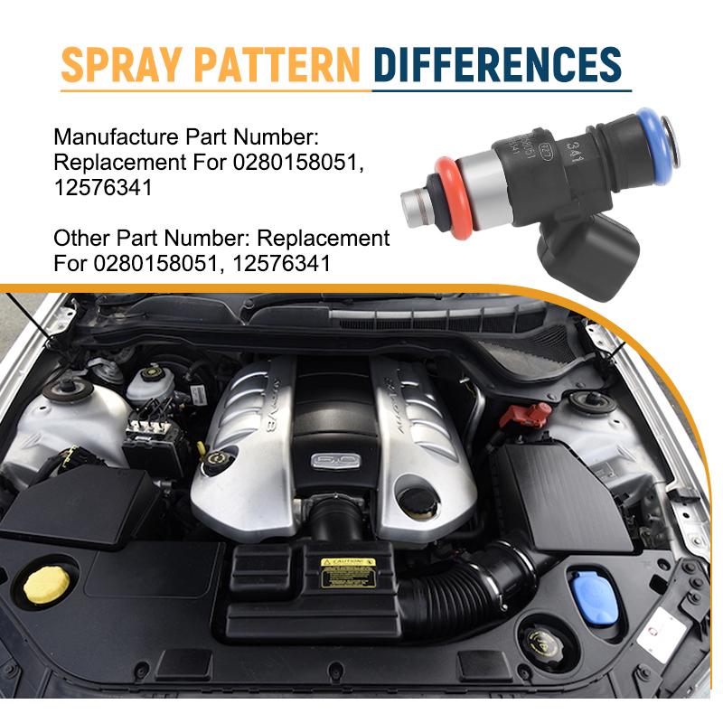 12576341 0280158051 Vstřikovače paliva pro Holden Calais Commodore Statesman Pontiac G8 Chevrolet Camaro Corvette Kabriolet SS