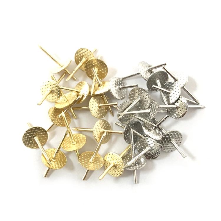 50Pcs Gold and Silver Picture Hangers Nail Hook for Photo Frames and Artworks Hanging Tacks Easy to Use Clock Hanger