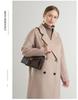 2024 Autumn Double-Breasted Woolen Women's Mid-Length Loose Coat