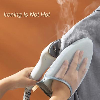 Guanto da stiro a vapore per indumenti Guanto anti-vapore con passante per dito Guanti resistenti al calore per stiratori a vapore per vestiti Protettivo portatile
