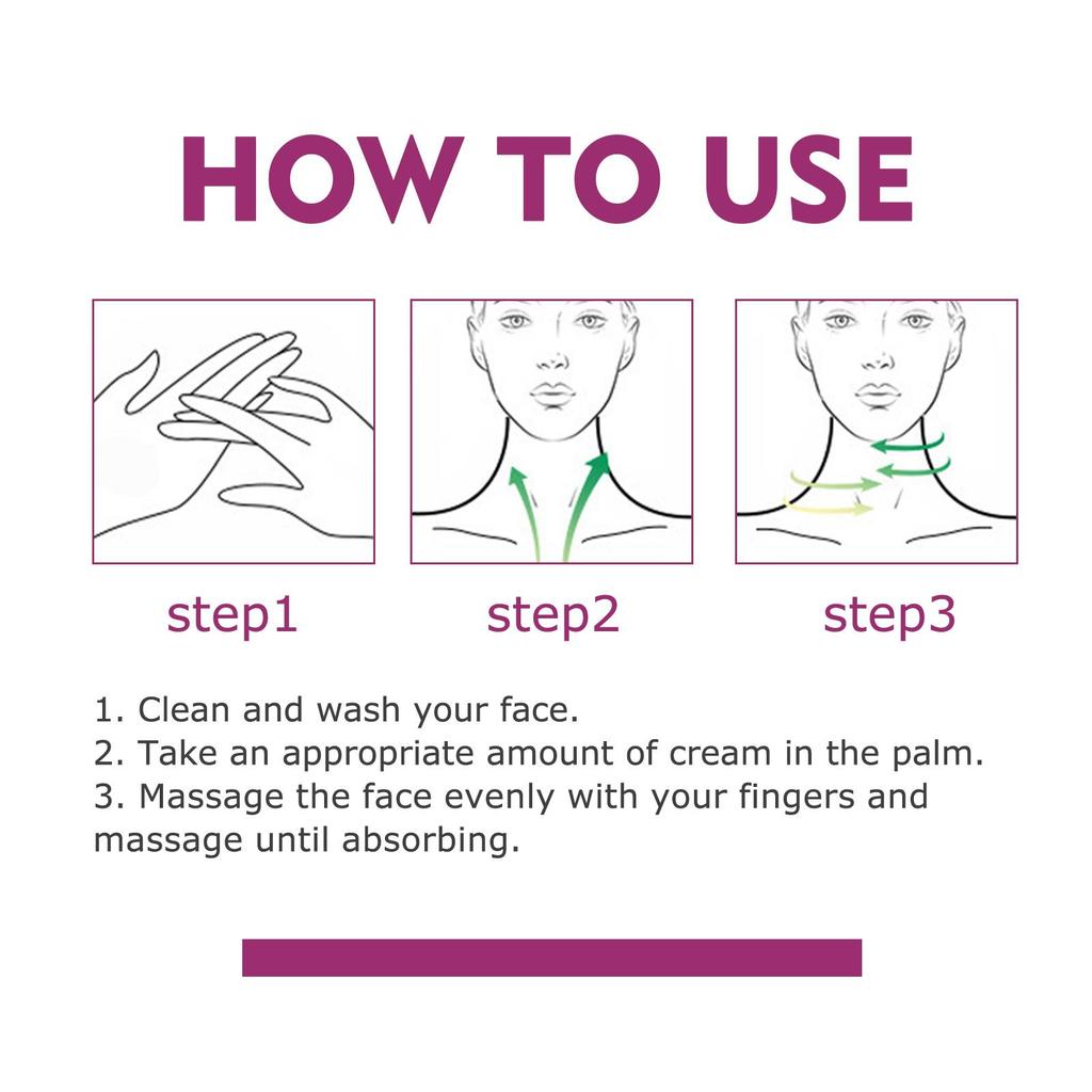 40g Jaysuing Hydrolysiertes Kollagen Halscreme - Straffende Halsfalten / Hellt Halsfalten auf / Anti-Falten / Feuchtigkeitscreme