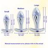 Metal Anal Plug P-Spot Stimulator - Prostate Massager Butt Plug Wearable Sex Toy for Men & Women