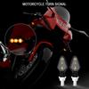 2Pcs Motorcycle Led Turn Signal Light Ip65 Waterproof Motorcycle Led Turn Signal Indicator 3 Led 12V Motorbike Accessories