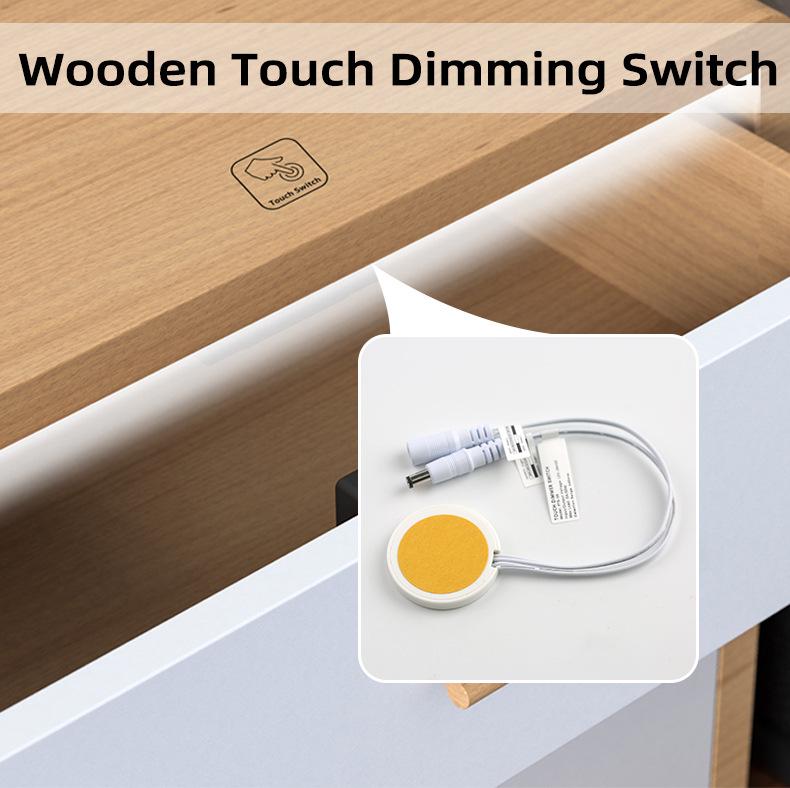 5A Smart Furniture Light Touch Switch - Wooden Board