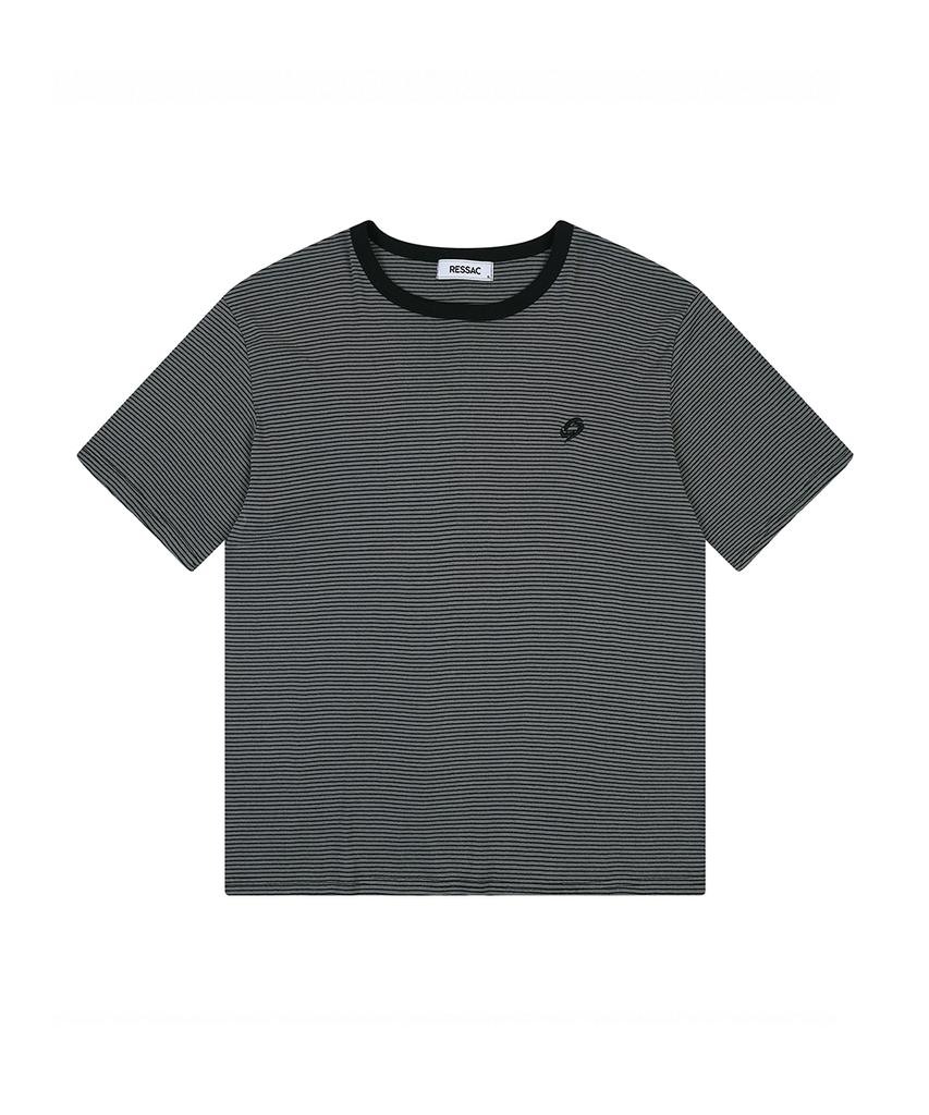 RESSAC Flow Border Short Sleeve T-Shirt Black