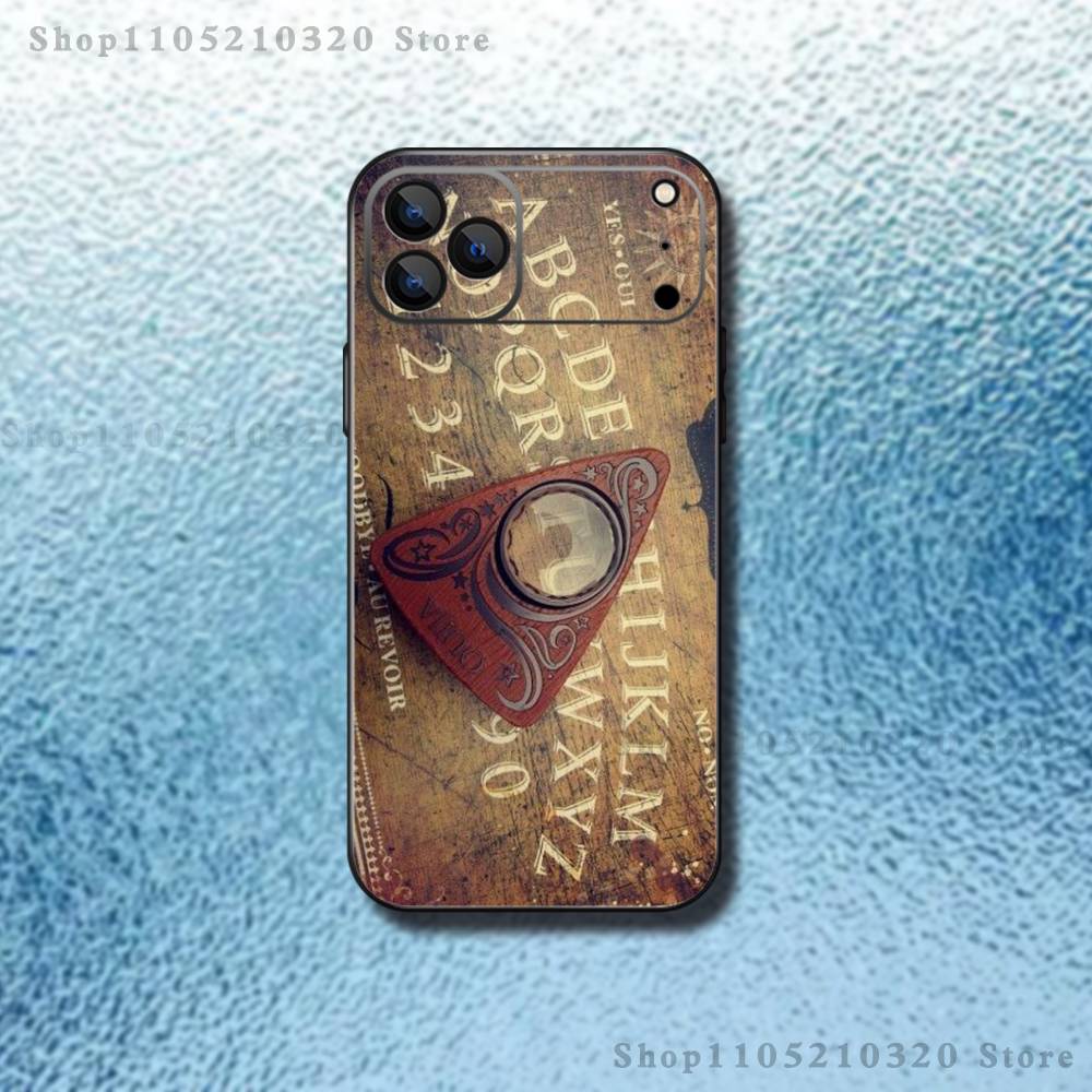 Supernatural Art Ouija Board Phone Case For iPhone 17,16,15,14,13,12,11,Pro Max,XSX,,XR,SE,Mini,8,7,Soft Silicone Black Cover