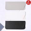 3 Pcs PU Leather Glasses Storage Pouches New Fashion Multicolor Portable Soft Eyeglass Cases Trendy Stylish Design Eyewear Bags