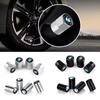 4Pcs 3D Metal Car Wheel Tire Valve Cap Dust-proof Cover For X1 X2 X3 X4 X5 X6 X7 G20 G30 6GT E46 E39 E90 E60 F10 Accessories EX3