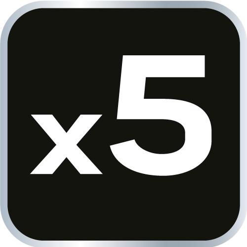 Impact Bits S2, 50 Mm, T25 - 5 Pcs.