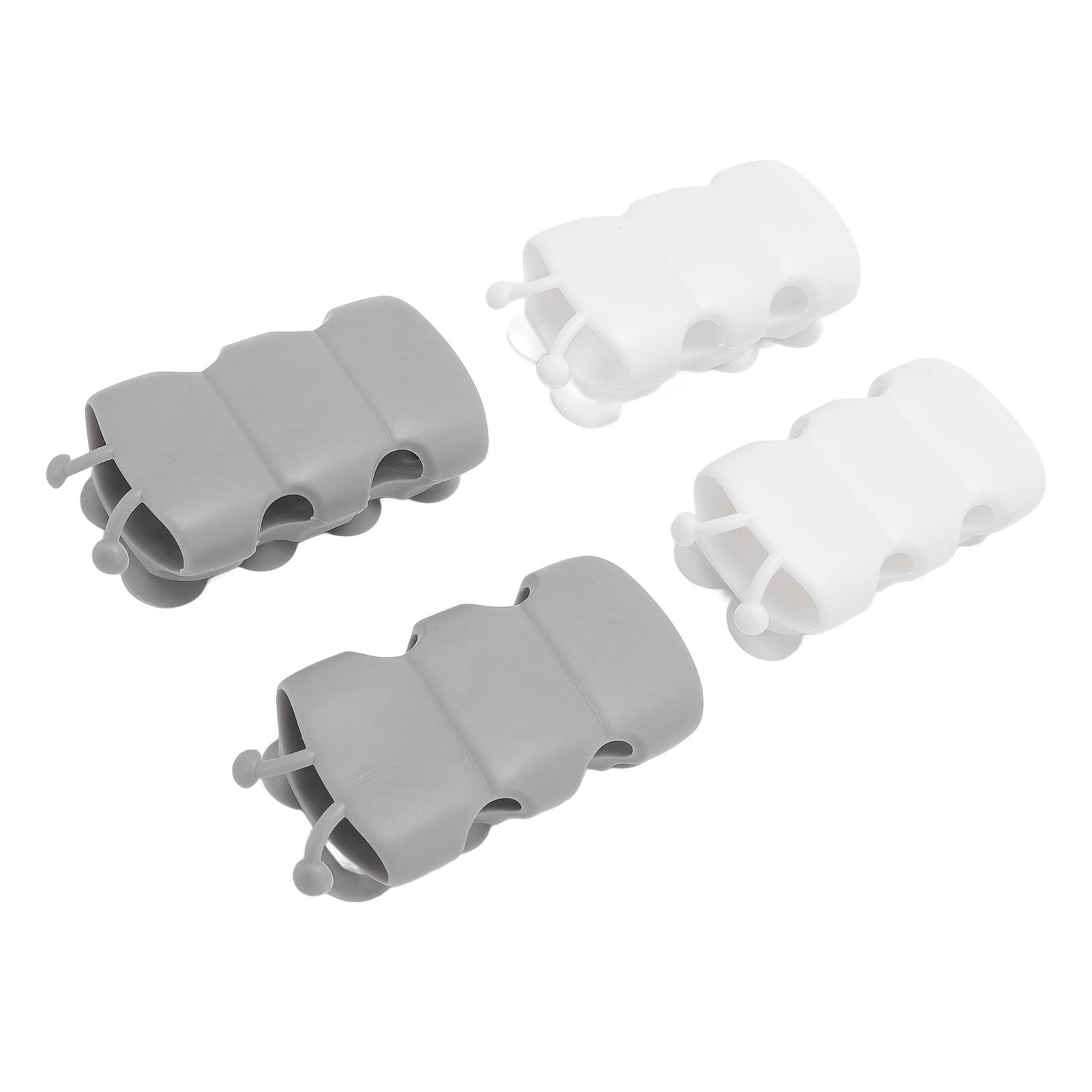 

Набор из 4 держателей для душа на присосках, переставляемый, без сверления, универсальный, с сильной присоской для душевой лейки