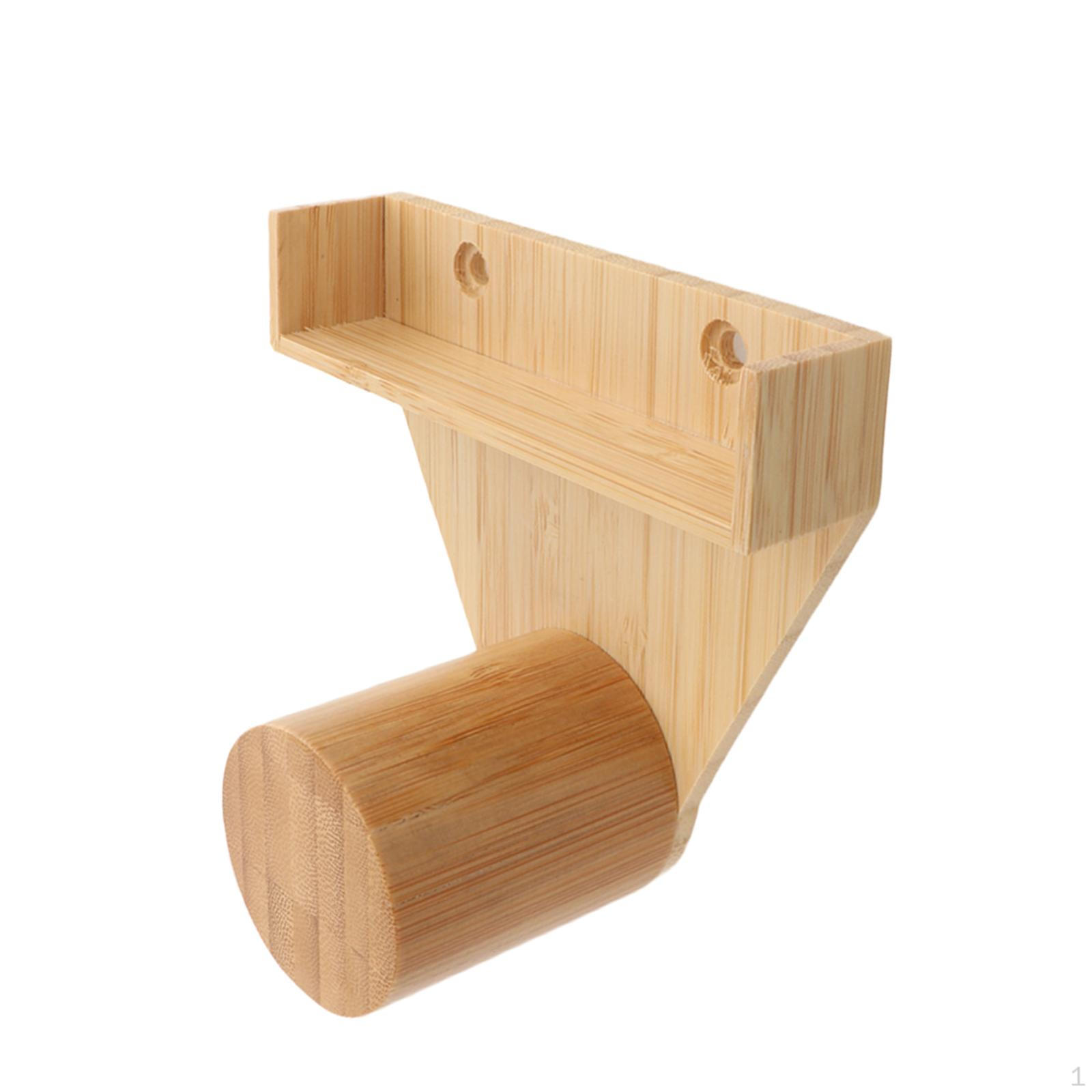 

Подставка для держателя мела для бассейна, настенное крепление, практичная вешалка для бильярдных шаров в форме треугольника Wood Color