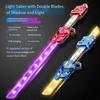 Cool Dual-Head Telescopic Rotating Laser Sword Telescopic Flashing Blade Finger Rotating Laser Sword