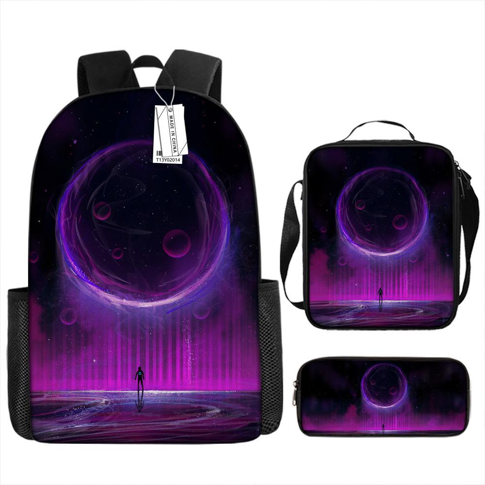 New astronaut schoolbag, boys, primary school students, grades 3 to 6, handsome and lightweight, junior high school students, backpack, large capacity