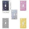 Dustproof Socket Cover Sparkling Switch Cover Fashion Wall Panel  Wall Decoration