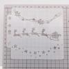 Exquisite Christmas Spraying Drawing Template Portable Washable 3-ring Loose-leaf Stencils Reusable Anti-break for Kids