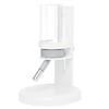 No Drip Water Bottle For Hamster-Guinea Pig-Adjustable Stand, Leak Proof Small Animal Water Dispenser White