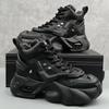 Herenschoenen Luxe Casual Sneakers voor Heren Comfortabele Platformlaarzen voor Heren Hoogteverhogende Ademende Hoge Sneakers Heren