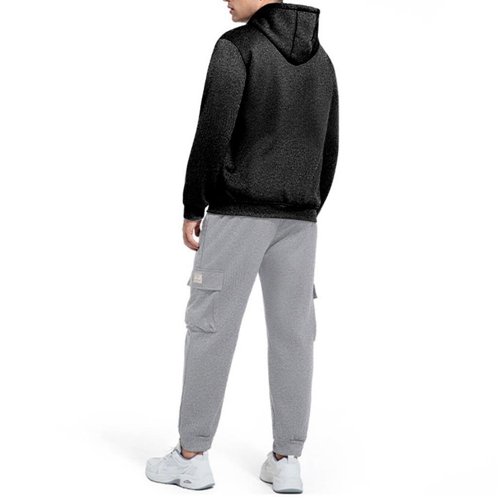 Herren Waverg Reißverschlusstasche Umlegekragen Selbstkultivierung Strickjacke Jacke Set