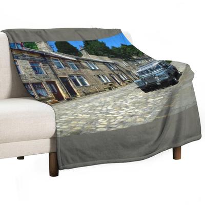 Haworth Main Street Koc Luksusowa Marka Bardzo Duży Koc Flanelowy Luksusowe Koce