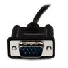 Straight Through DB9 9 Pin Serial RS232 M/F Male Female Cable 15ft Length
