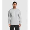 Gymshark EsT 2012 Long Sleeve T shirT lighT Grey Core Marl A2b8q Gbcn